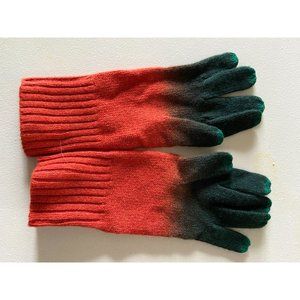 Ladies Size S/M Qi New York 100% Cashmere Ombre Gloves